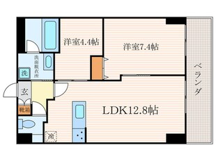 SAKIZO VILLA烏丸四条の物件間取画像